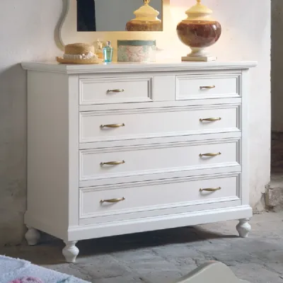 Cassettiera modello Shabby in Laccato opaco Artigiani veneti in offerta