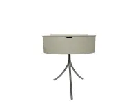 Comodino Comodino cromato/beige di Bonaldo a PREZZI OUTLET