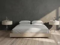 Comodino Comodino cromato/beige Bonaldo OFFERTA OUTLET