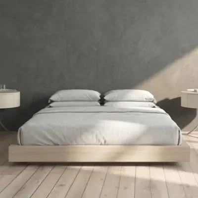 Comodino Comodino cromato/beige di Bonaldo a PREZZI OUTLET