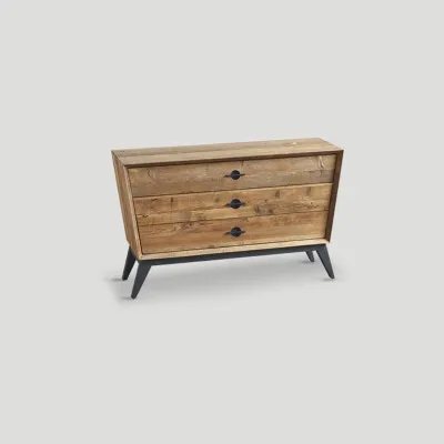 Comodino Legno vecchio Dialma brown scontato per una zona notte design