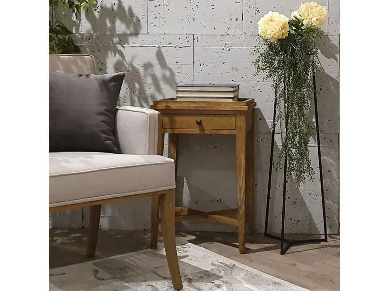 Comodino Comodino 1  Dialma brown OFFERTA OUTLET