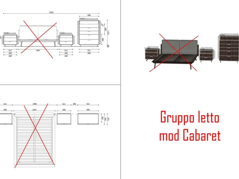 scopri il comodino Sangiacomo Mod Cabaret in legno a prezzo scontato!