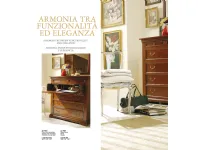 Gruppo notte Com con secretaire f805 Falegnameria italiana in Legno in Offerta Outlet