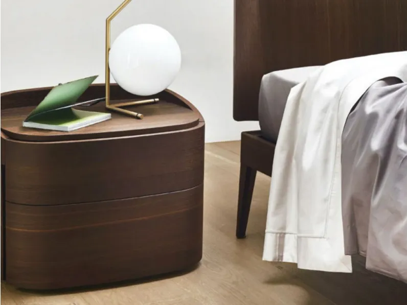 Comodino Babila curvo di Sangiacomo a PREZZI OUTLET