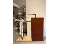 Comodino Easy mogano Novamobili OFFERTA OUTLET