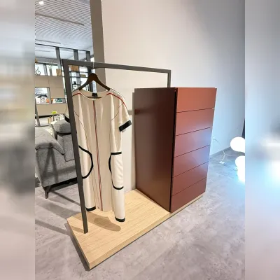 Comodino Easy mogano di Novamobili a PREZZI OUTLET