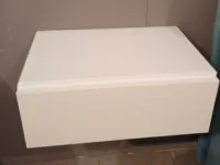 Comodino Glasswhite di Collezione esclusiva scontato del 50%