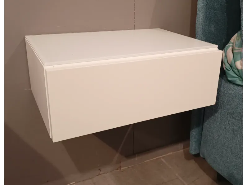 Comodino Glasswhite di Collezione esclusiva scontato del 50%