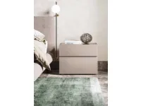 Comodino Grip con 2 cassetti Zalf scontato per una camera da letto design