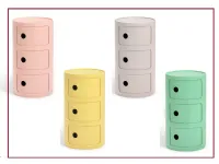 Comodino Mobile componibili bio di Kartell a prezzo ribassato