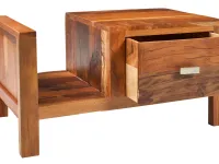 Comodino modello Comodino tavolo i cassetto  in legno  Outlet etnico a PREZZI OUTLET