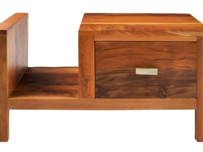 Comodino modello Comodino tavolo i cassetto  in legno  Outlet etnico a PREZZI OUTLET