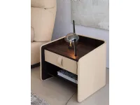 Comodino Gentleman a marchio Flou a prezzo riservato 