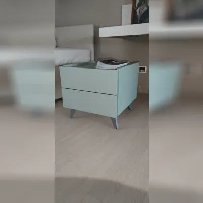 Comodino Golf 2 cassetti a marchio Colombini casa a prezzo riservato 
