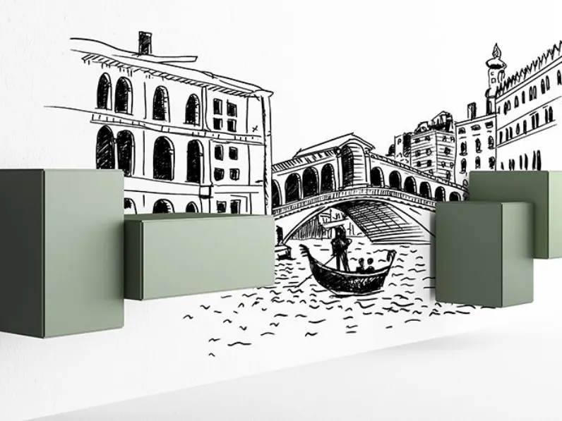 Comodino modello Little italy mini di Minotti italia 