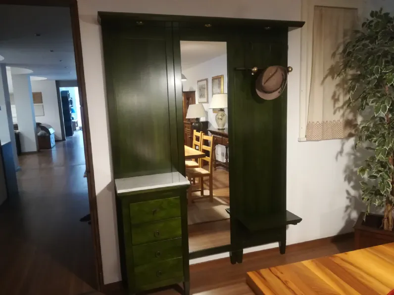 Appendiabiti Mobile ingresso Artigianale in legno in Offerta Outlet