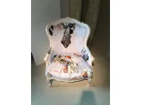 Poltrona in stile shabby shic Bergere ground Mod in Offerta Outlet