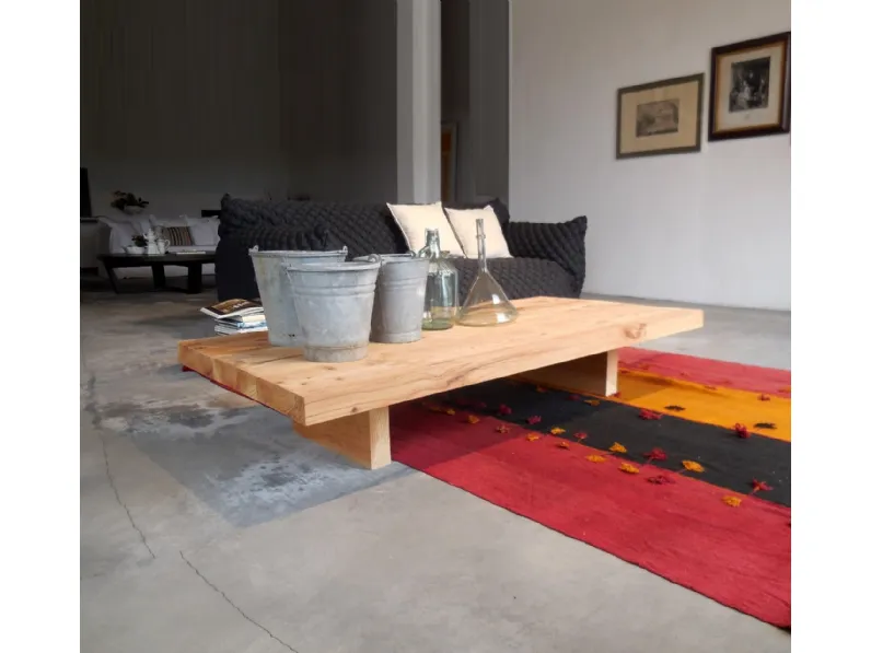 Tavolino moderno Tavolini da salotto in legno cedro massello di Riva 1920 a prezzo ribassato