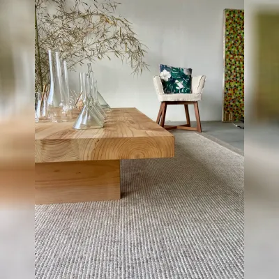 Tavolino moderno Tavolini da salotto in legno cedro massello di Riva 1920 a prezzo scontato