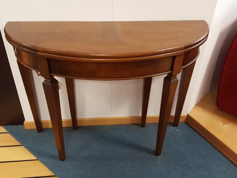 Consolle allungabile in legno Tavolo consolle art. 443n Artigianale in Offerta Outlet