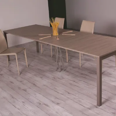 Tavolo console allungabile in legno - L 120 / 200 cm - Mobilificio Mirandola