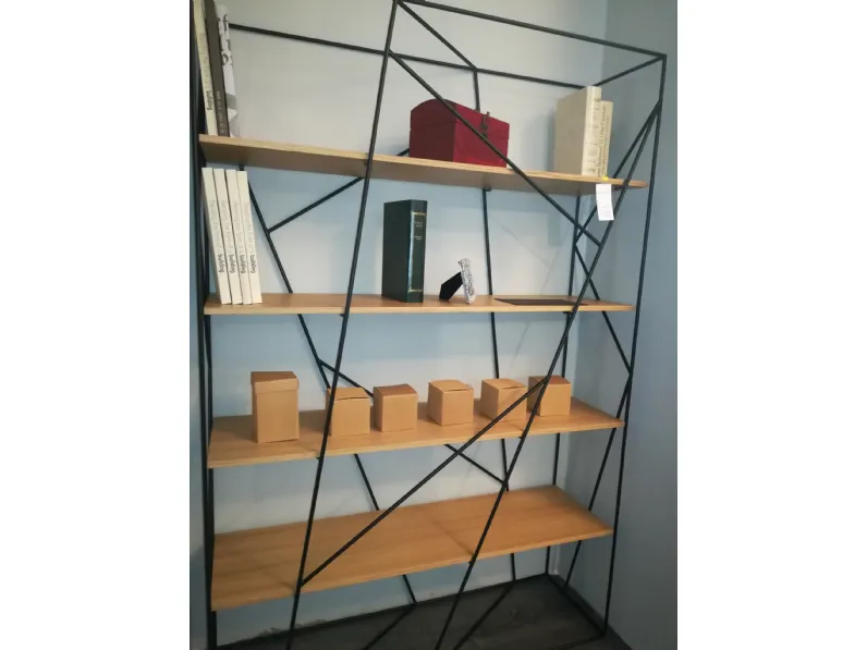 Libreria Naviglio stile moderna di Tonin casa scontata del 40%