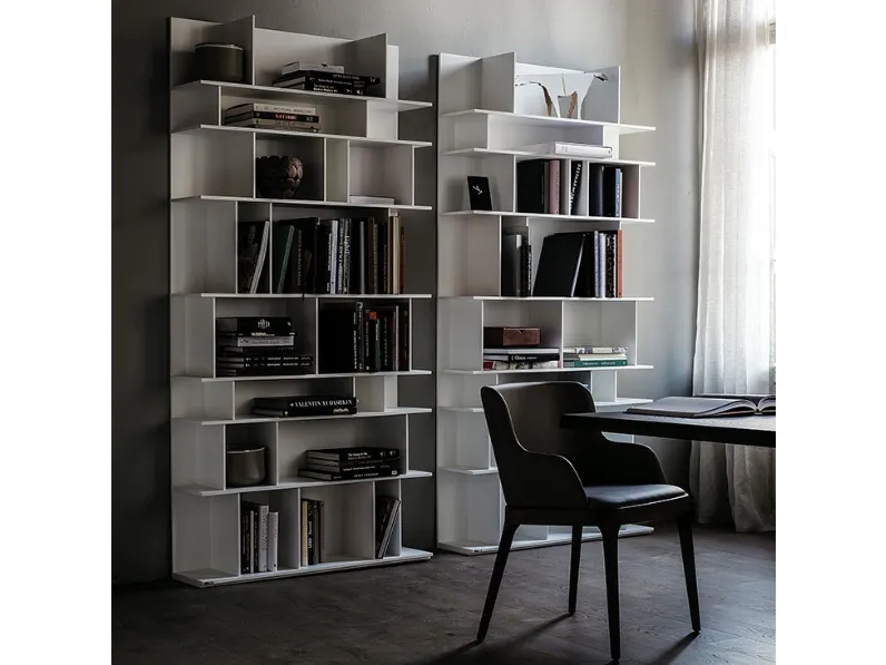Libreria Cattelan italia in laccato lucido scontata -0%: scopri Wally