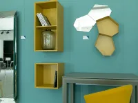 Mensola in laccato opaco Inside / moss Calligaris a prezzo Outlet
