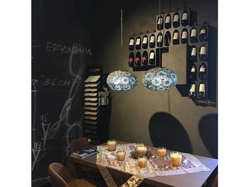 Mensola in metallo Libreria del vino Elite a prezzo Outlet