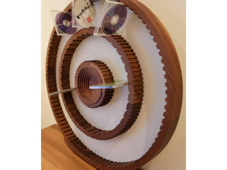 Mensola in stile Design in legno Artigianale Porta cd