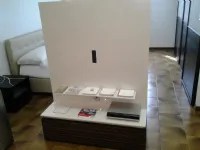 mobile porta tv girevole legno e laccato lucido