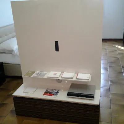 mobile porta tv girevole legno e laccato lucido