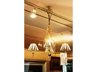 Lampada a sospensione in vetro Art 124440 Banci a prezzo Outlet