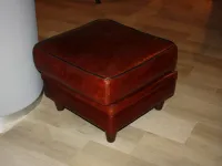 Pouf in pelle Pouff brgere a marchio Baxter a prezzo ribassato