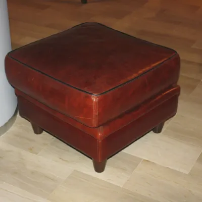 Pouf in pelle Pouff brgere a marchio Baxter a prezzo ribassato