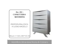 Oggettistica Settimanale moderno design Mirandola in legno a prezzo Outlet