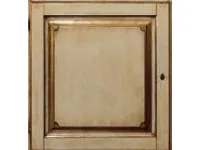 Porta tv Base-porta-tv mod.parisienne laccata patinata avorio scontata del 40% Artigianale in legno a prezzo scontato