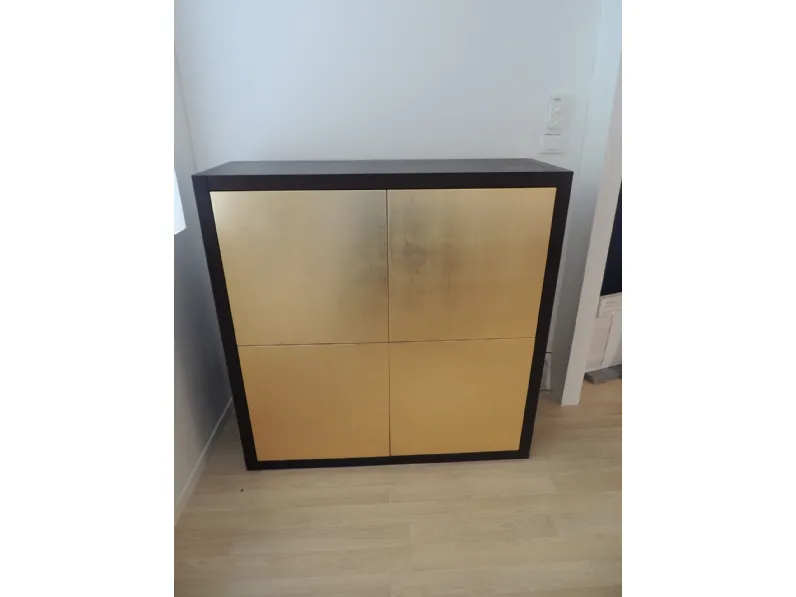 Porta tv Madia foglia oro Mobilgam a prezzo ribassato 50%