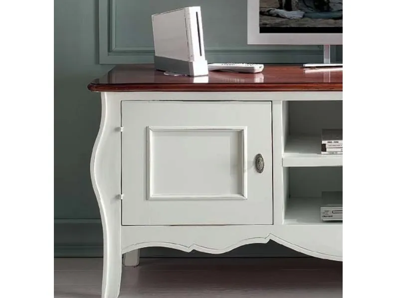 Porta tv stile Classico Artigianale Porta-tv mod.annabelle laccato scontato del 40% a prezzo scontato