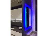 RGB Specchio , cornice in vetro fuso decoro ed illuminazione RGB a telecomando Multicolor