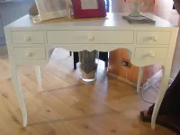 SCRITTOIO SHABBY LACCATO BIANCO OPACO