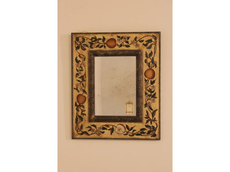 Specchiera In legno decorato Grifoni vittorio a PREZZI OUTLET