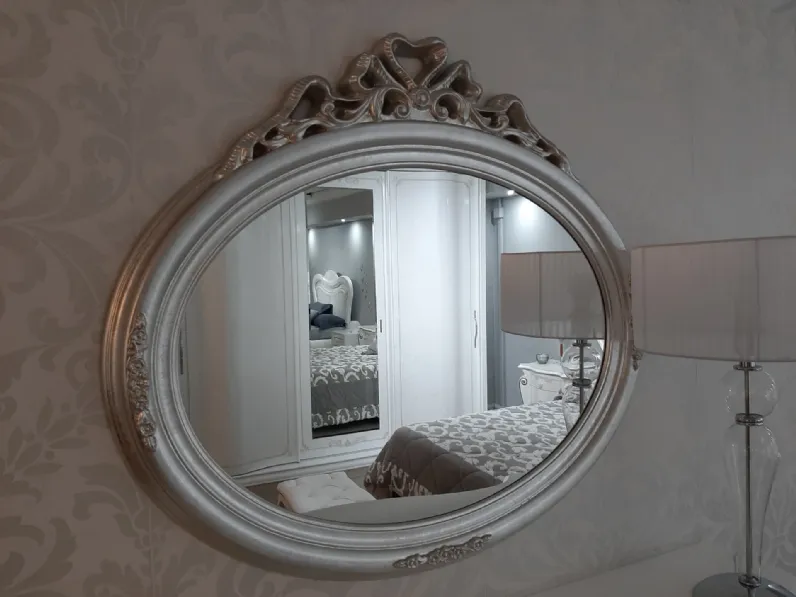 Specchio in stile classico Modello fiocco OFFERTA OUTLET