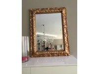 Specchio legno foglia oro