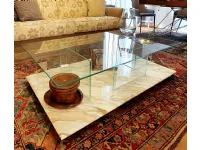 Tavolino Artigianale Vetro e marmo in vetro a prezzo scontato