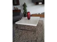 Tavolino Bianco lucido in laccato lucido Calligaris sconto del 31%
