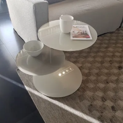 Tavolino Colletto Lago in vetro a prezzo Outlet