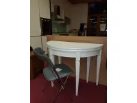 Tavolino Consolle patinata bianco antico Artigianale con uno SCONTO IMPERDIBILE