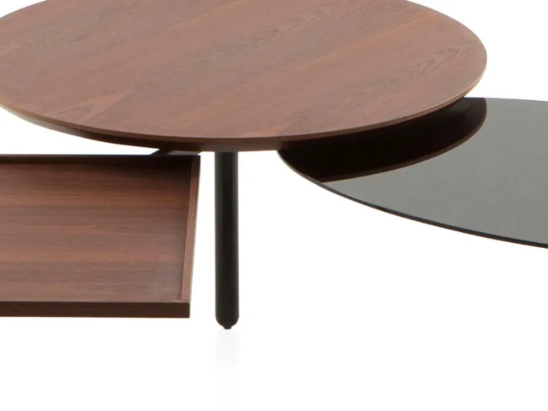 Tavolino in legno 3table Porro a prezzo Outlet